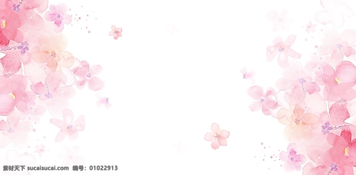 春季 桃花 盛开 广告 背景 banner 春天 唯美 花瓣 展板背景 粉色 远山 桃枝 手绘 广告背景