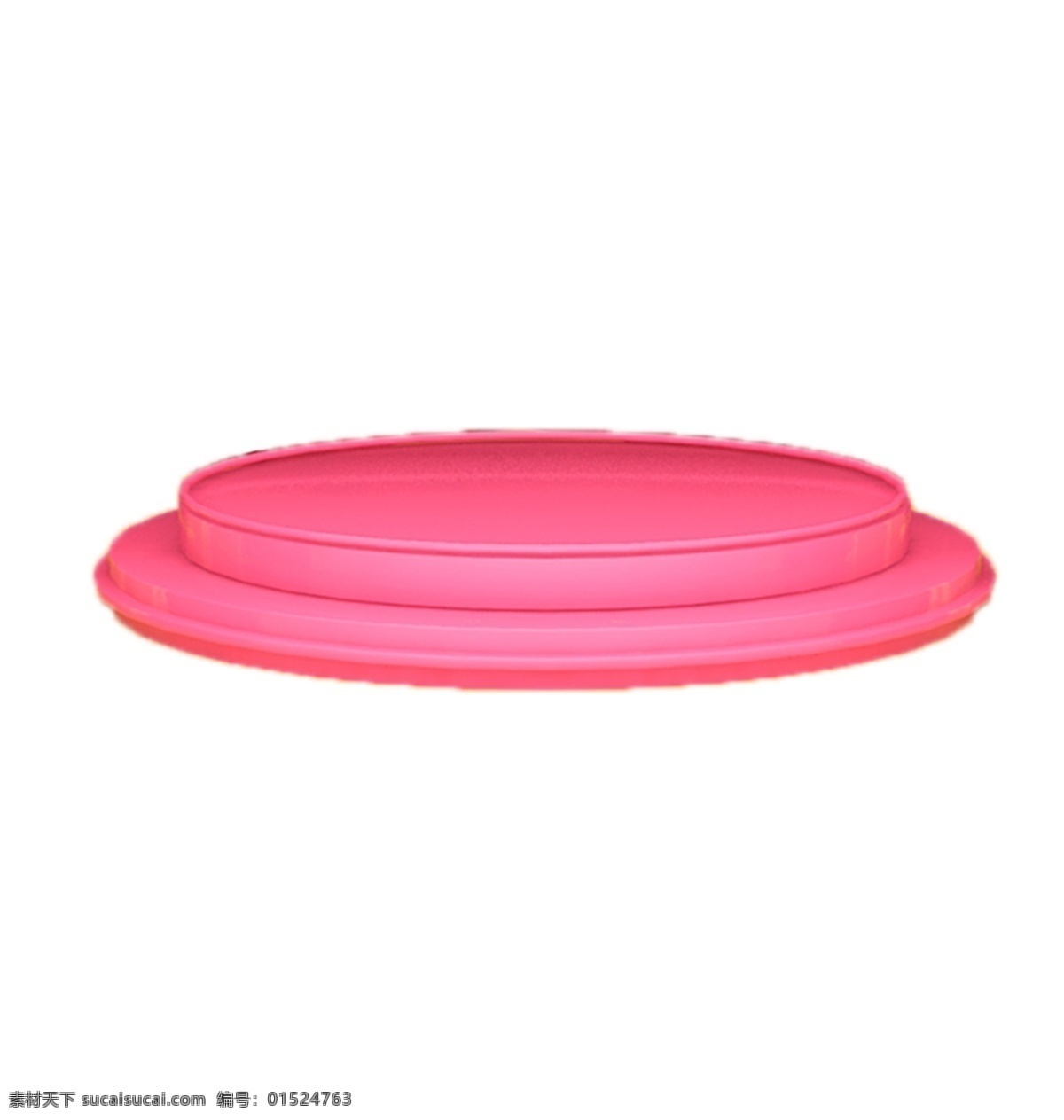 粉色的圆盘 圆形 粉色 实用