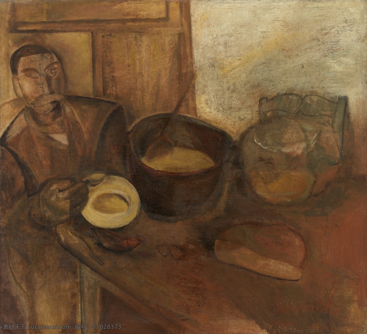 milksoup 高清 西方 古典 人物 宗教 神话 巴洛克艺术 油画 装饰画 eating man permeke constant 装饰素材