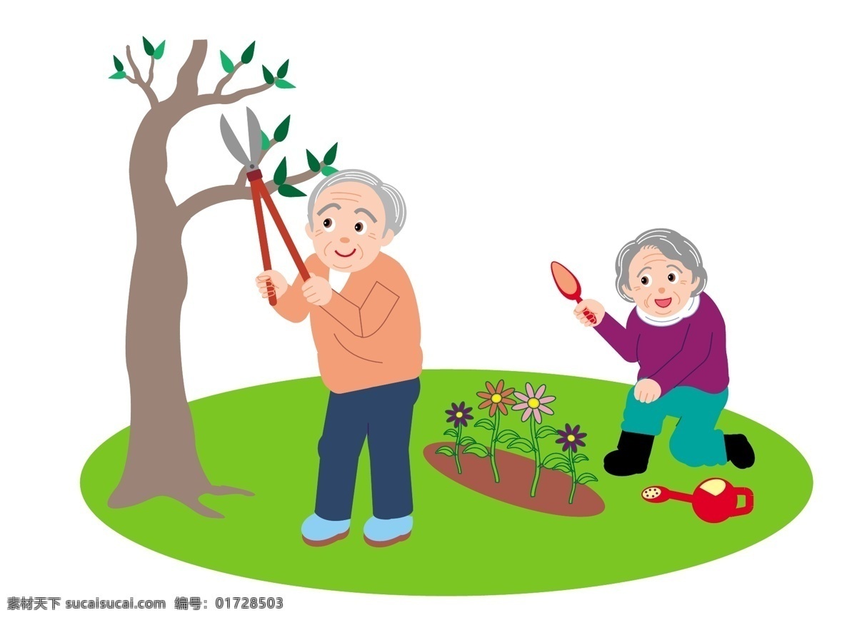 矢量 老年人 户外活动 老年生活 模板下载 老人 家庭 祖父 祖母 夫人 生活 老年人的生活 卡通 矢量卡通