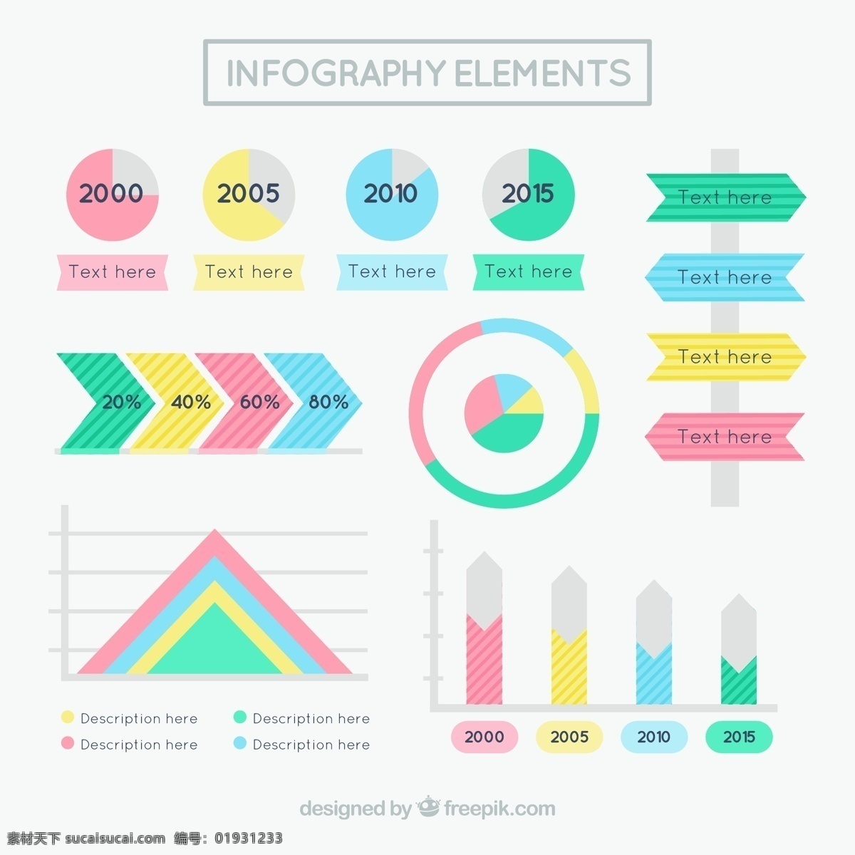 柔和 颜色 平面 图表 元素 电脑设计 时间表 平 可爱 图形 色彩 图 平面设计 信息 流程 数据 要素 信息图表元素 粉彩 信息图形 infography