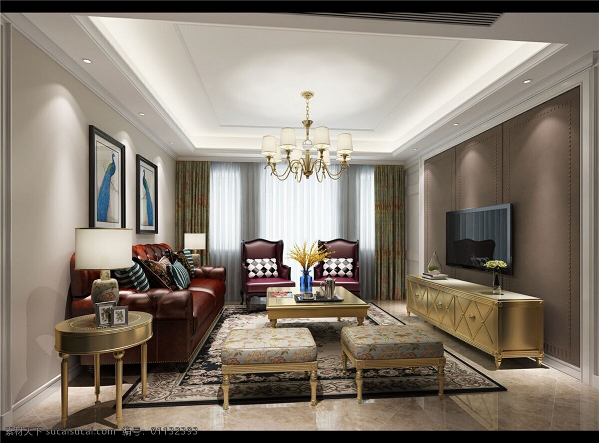 欧式 时尚 客厅 沙发 落地窗 设计图 家居 家居生活 室内设计 装修 室内 家具 装修设计 环境设计 效果图