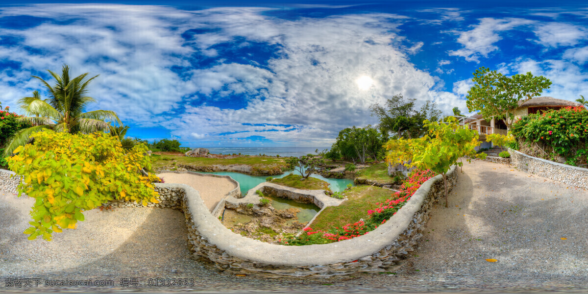 360环绕 360图片 hdr 风景 广角镜头 360风景 天空 蓝色