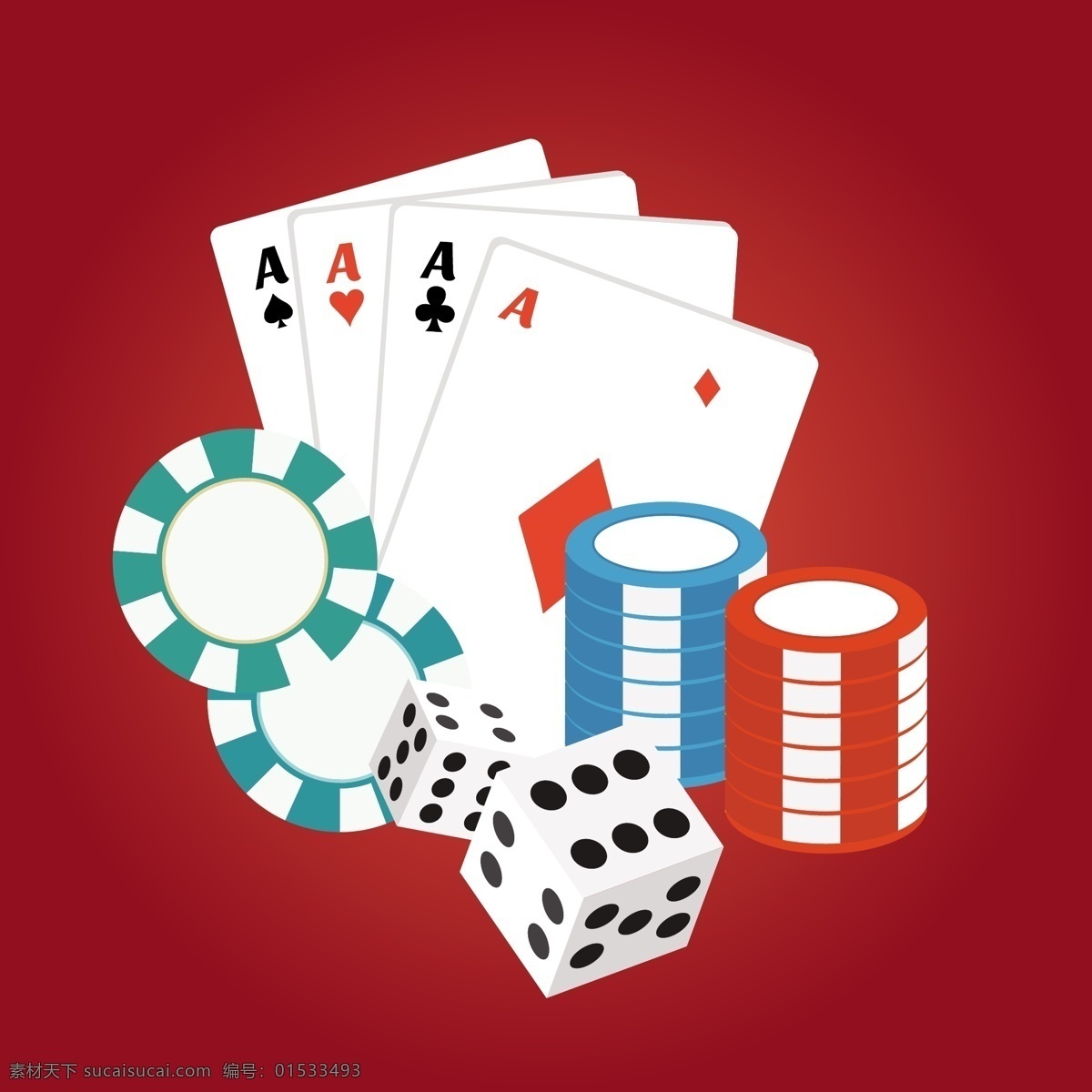 红色 背景 下 赌场 卡 筹码 卡片 金钱 游戏 金融 扑克 美元 付款 现金 骰子 货币 国际 丰富 运气 账单 纸牌游戏