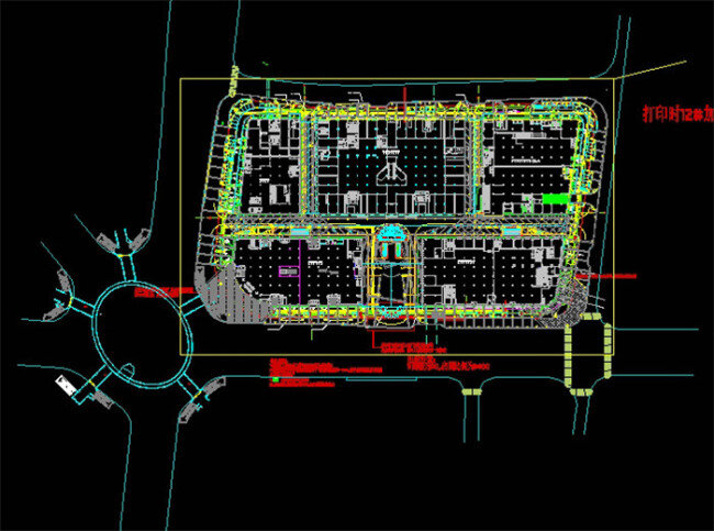 管线 综合 cad 图纸 cad图纸 施工 设计图 施工图 图纸模板下载 豪华别墅 cad素材 建筑图纸