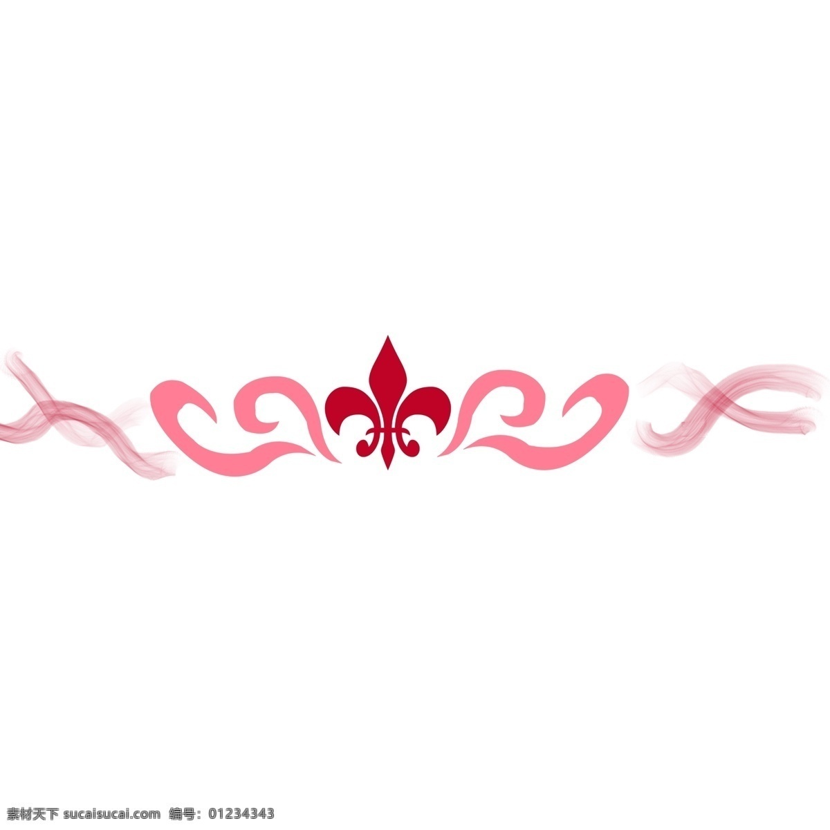 卡通 红色 分割线 插画 粉色装饰 莎莎装饰 红色箭头装饰 简单的分割线 插图分割线 箭头分割线 漂亮的分割线