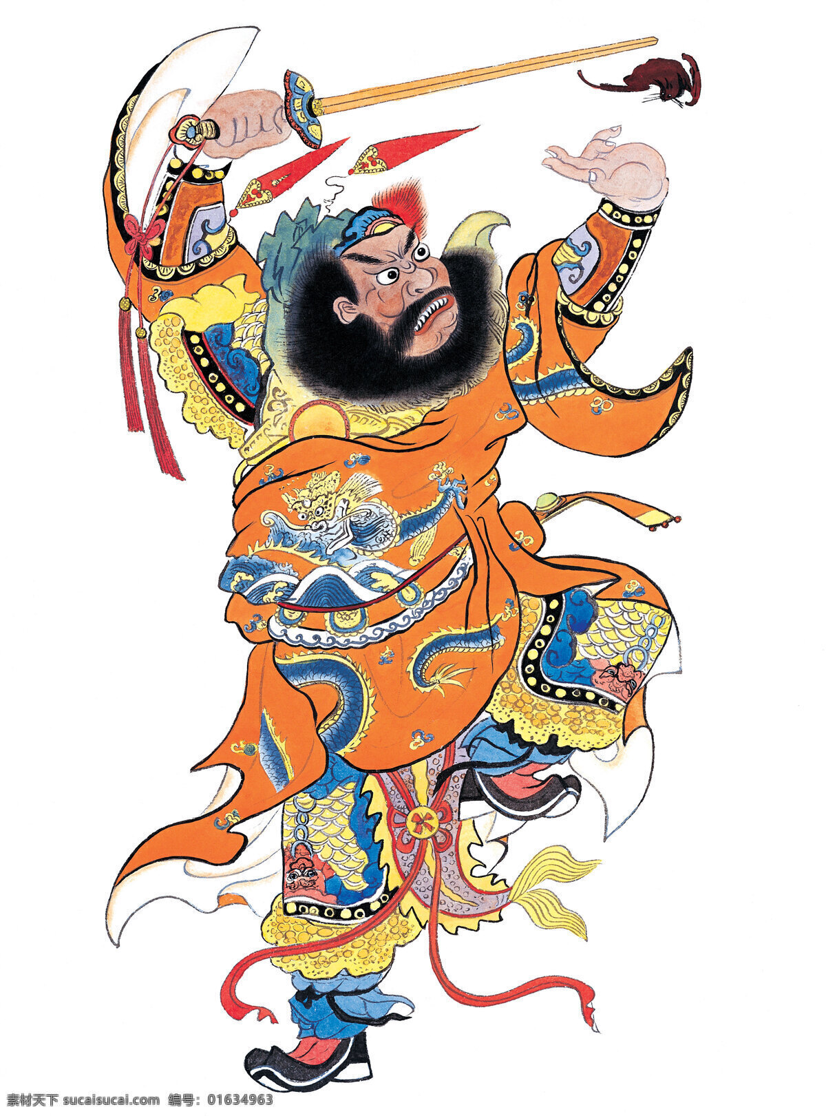 传统门神年画 司门守卫之神 神荼和郁垒 武将门神 张飞和关羽 张飞 关羽 关云长 张翼德 秦叔宝 尉迟恭 尉迟敬德 秦琼 门神年画 传统门神 传统年画 门神 节日 风俗 过年 绘画 年画 传统 民俗 传统文化 文化艺术 绘画书法