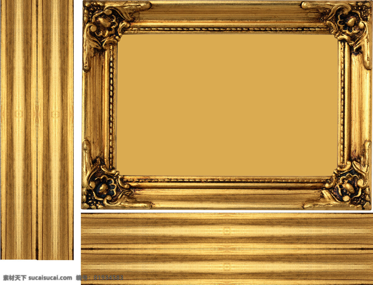 直角 雕花 经典 画框 家装饰品 装饰画 经典画框 frame 3d模型素材 室内装饰模型
