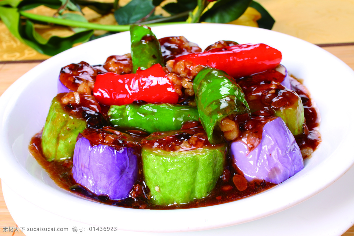茄子酿肉丸 酿苦瓜 酿茄子 酿辣椒 炒苦瓜 炒茄子 茄子炒肉 肉炒辣椒 小炒等 传统美食 餐饮美食