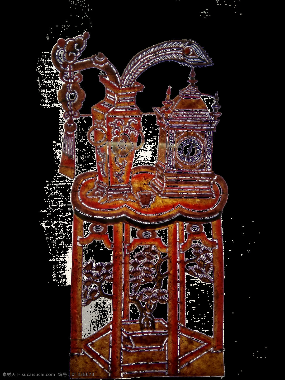 皮影 架子 中国传统文华 镂空 文化艺术 传统文化