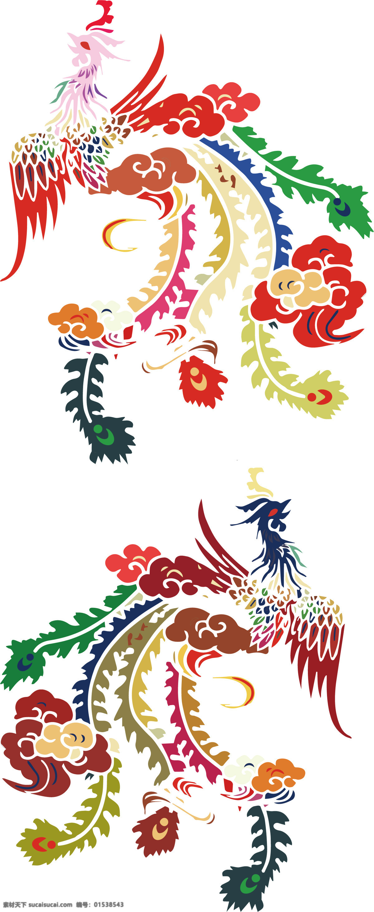 凤凰插画 凤凰 插画 古风 潮流 吉祥物 文化艺术 传统文化