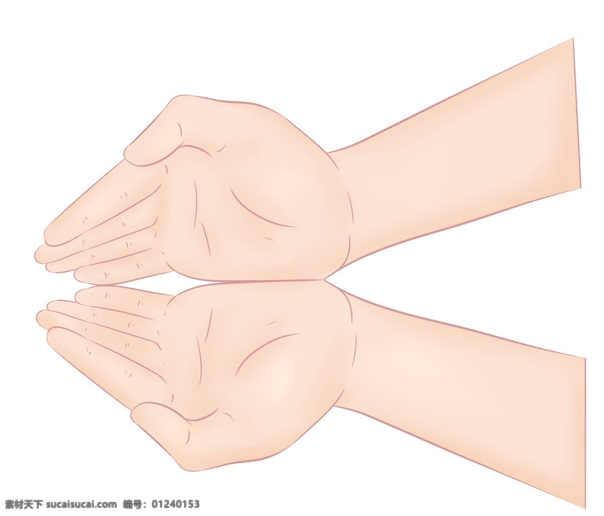 接 住手 势 卡通 插画 接住的手势 卡通插画 手势的插画 肢体语言 哑语 摆姿势 手语 美丽的手势