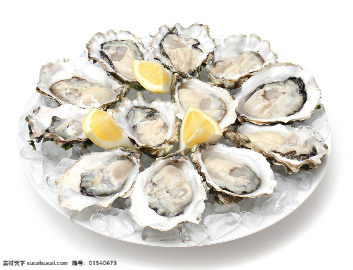 牡蛎图片素材 食物 餐饮美食 美味 可口 海鲜 牡蛎 柠檬块 外国美食