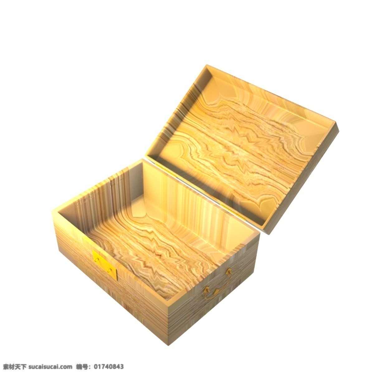 c4d 高清 打开 木头 箱 电商 装饰 元素 商用 箱子 可商用