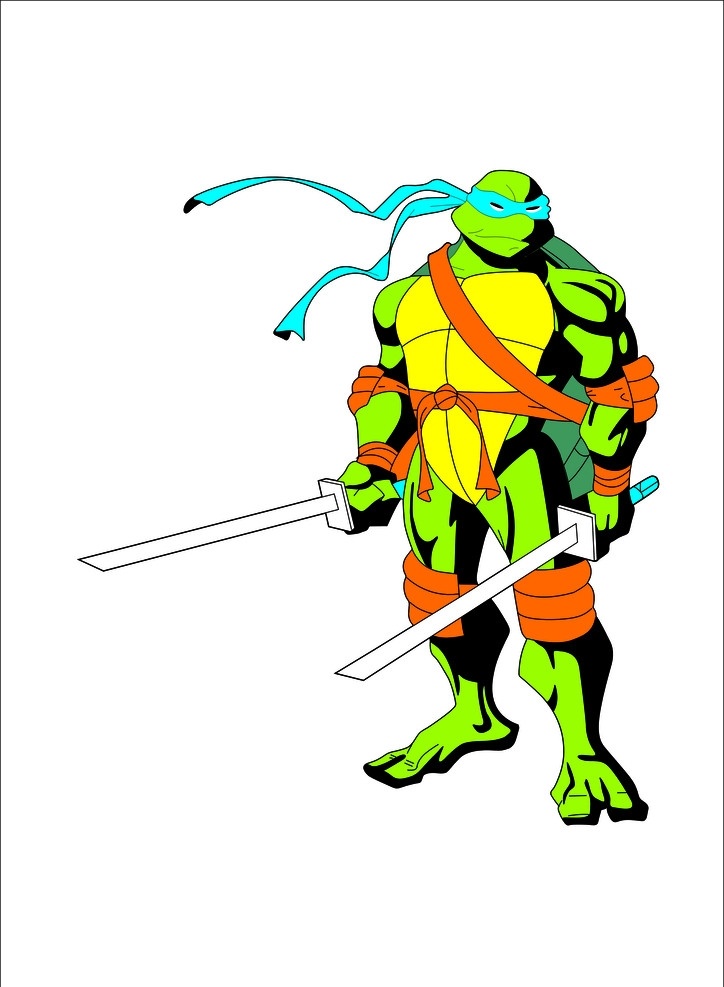 卡通漫画 忍 神龟 卡通 漫画 忍者神龟 矢量素材 其他矢量 矢量