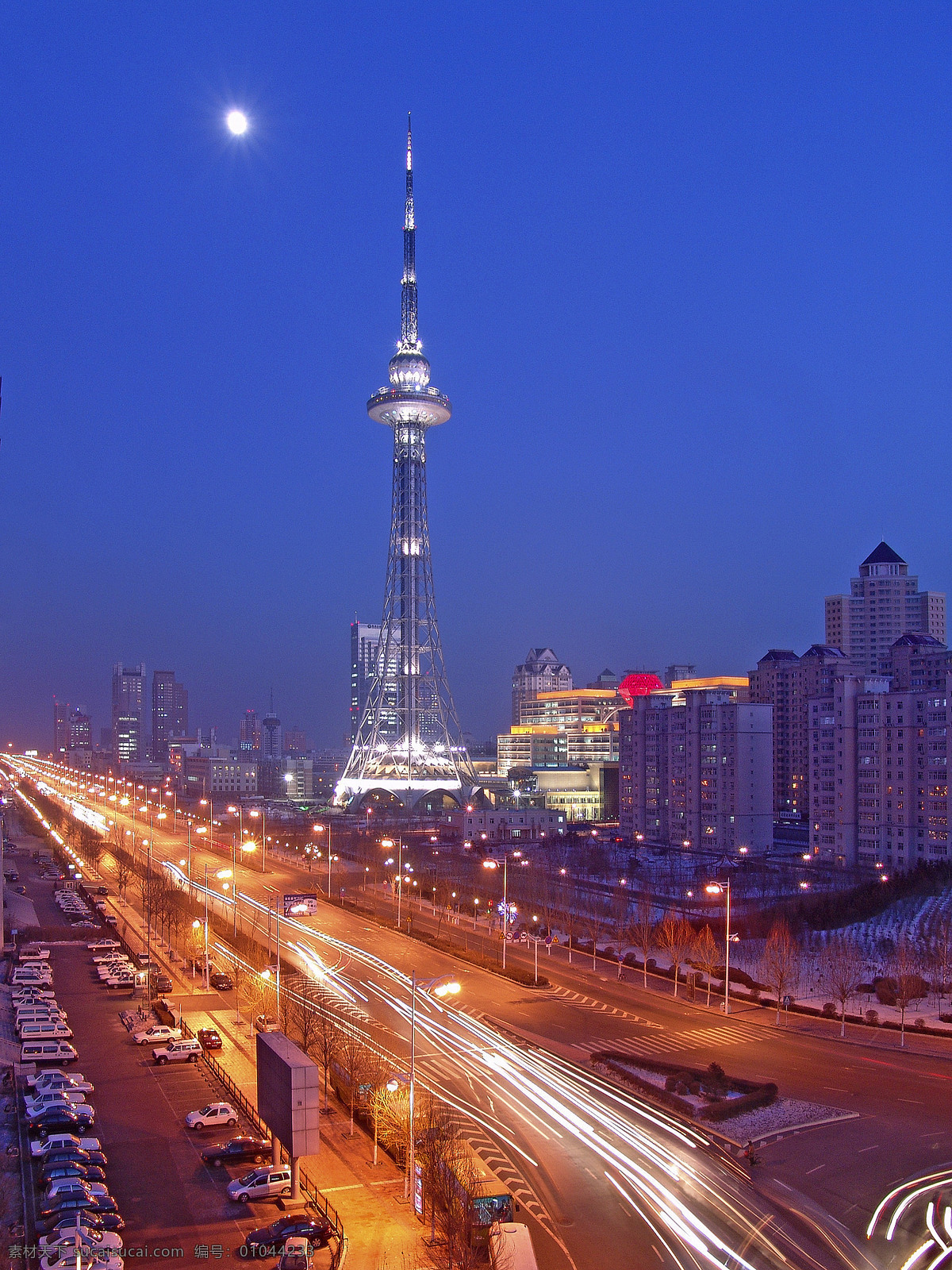 龙塔 哈尔滨 开发区 夜景 俯瞰 钢塔 长江路 亚洲最高钢铁 国内旅游 旅游摄影 文化 风光 人文景观