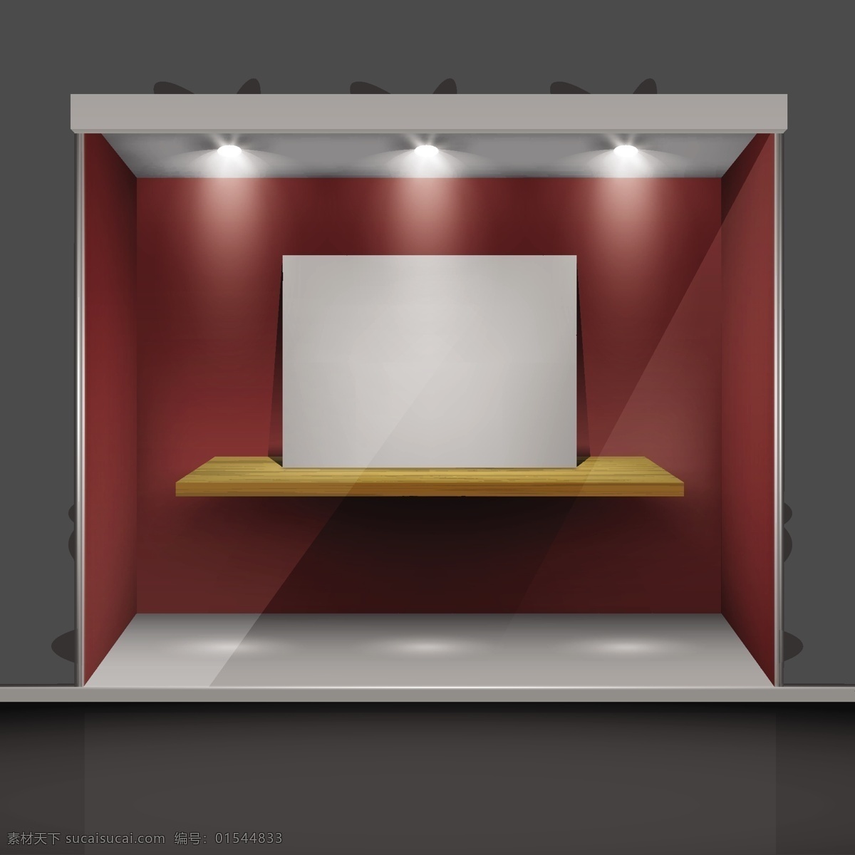 展览 展台 矢量 射灯 矢量素材 展板 展位 矢量图