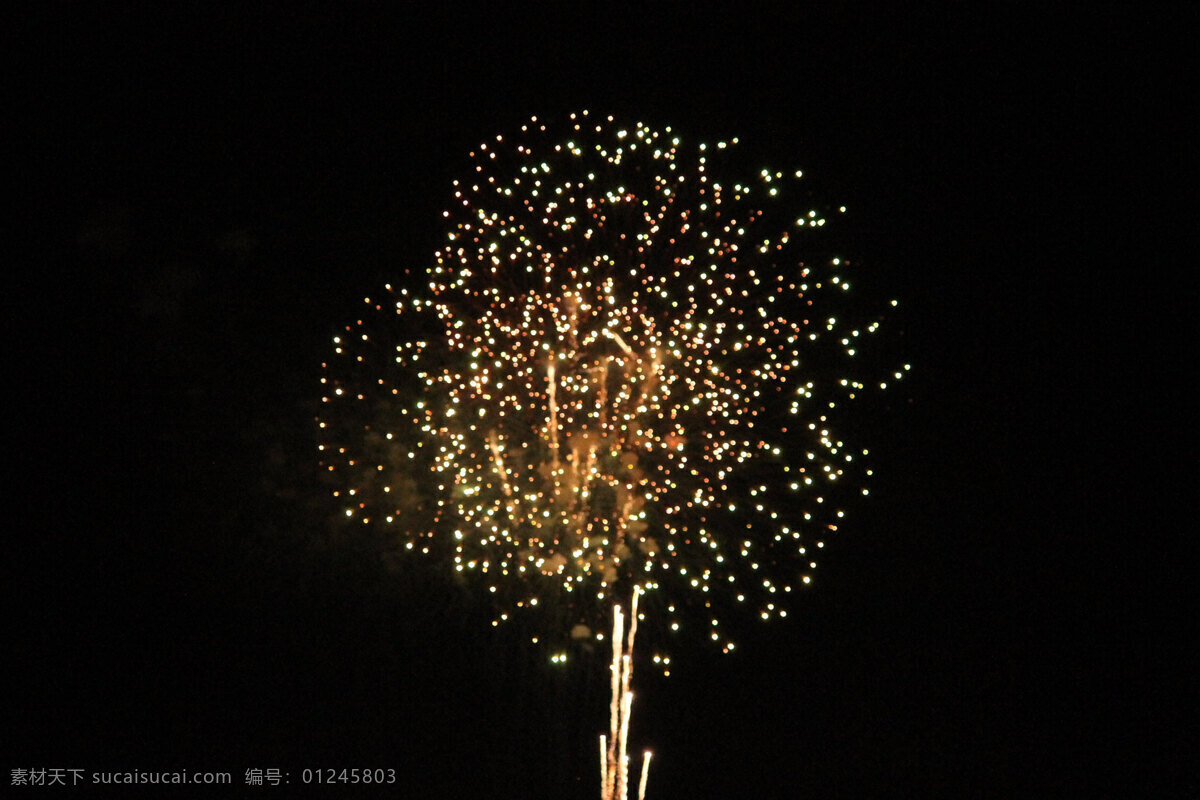 夜空 中 彩色 烟花 烟火 色彩 黑色