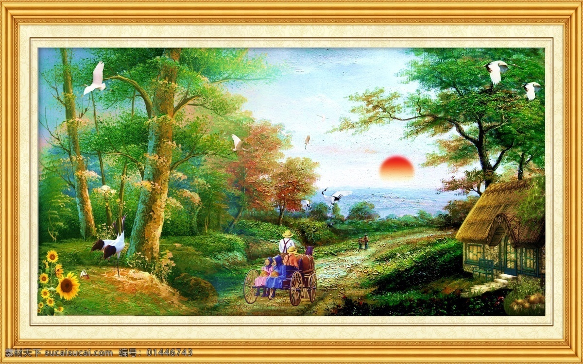 油画风景 中堂画 油画 壁画 风景壁画 风景山水壁画 山水画 瀑布 山水风景 瀑布风景 山水 风景画 自然风景 风景 客厅画 黄果树瀑布 黄果树 大厅画 风水画 家居装饰画 室内装饰画 室内装饰 休闲场所装饰 画框 相框 镜框 边框 山水挂画 山水壁挂 大树 油画人物 游玩 马车 林中小路 小道 天鹅 中堂壁画 分层 源文件