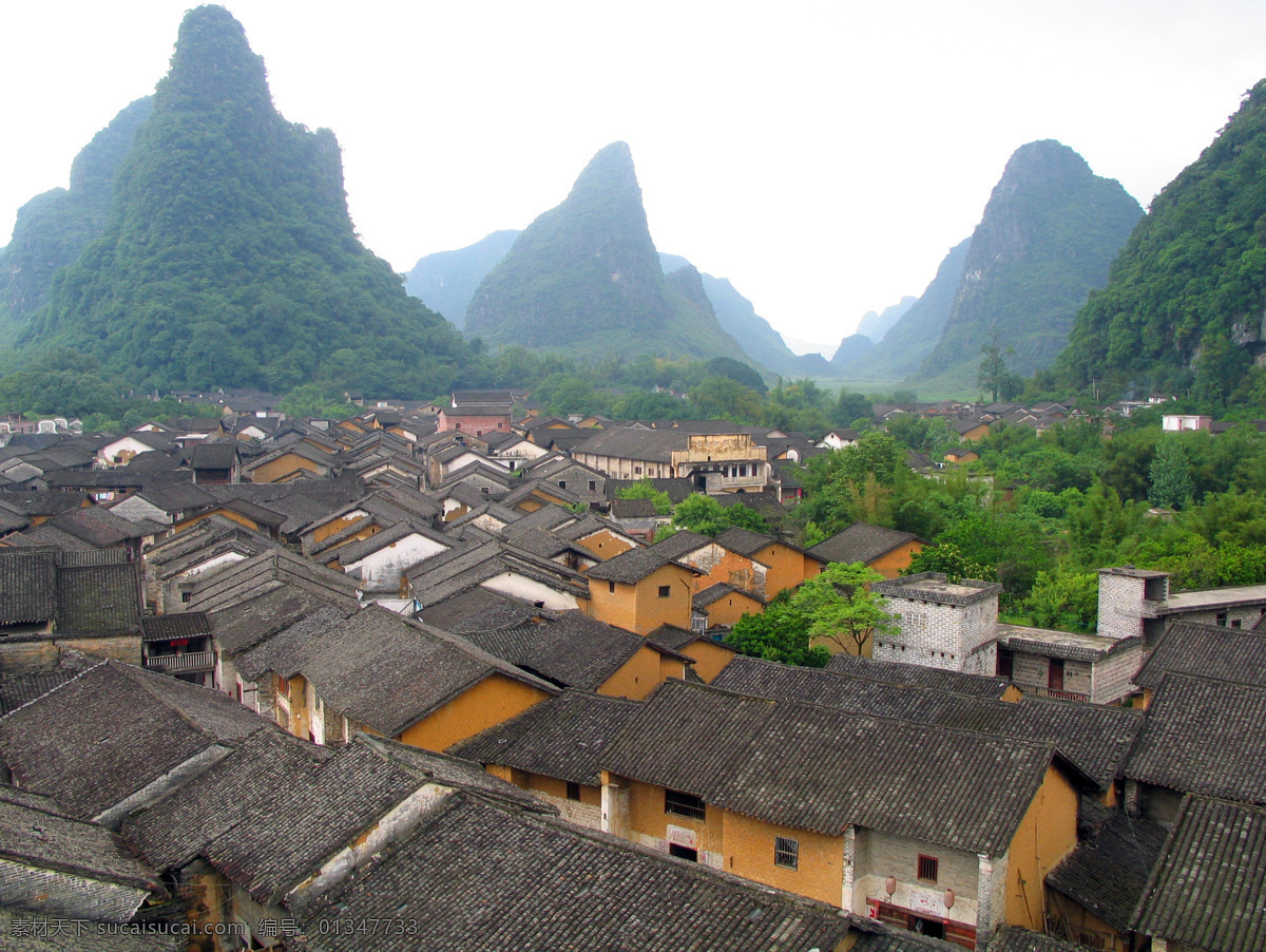 黄姚古镇 黄姚 广西黄姚古镇 乡村 乡村风景 风景 风景名胜 自然景观