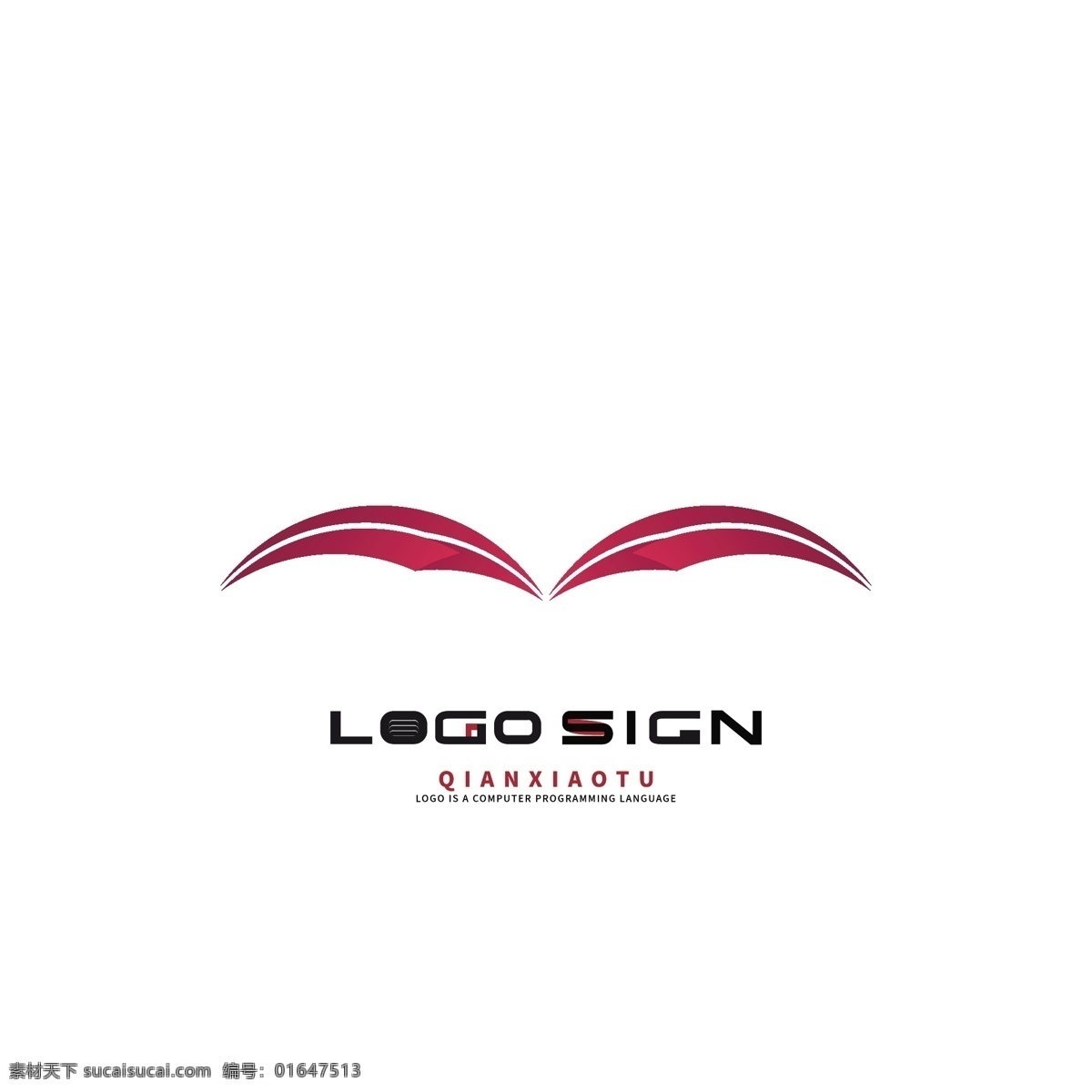 墨镜 logo 蝙蝠 标志 渐变 科技 店铺 矢量