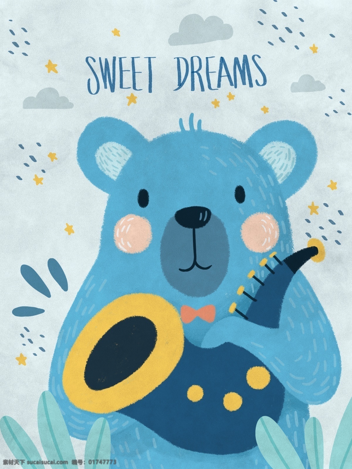北欧 极 简 动物 抽象 色彩 小 熊 音乐 乐器 装饰画 极简 抽象色彩 小熊 演奏 可爱