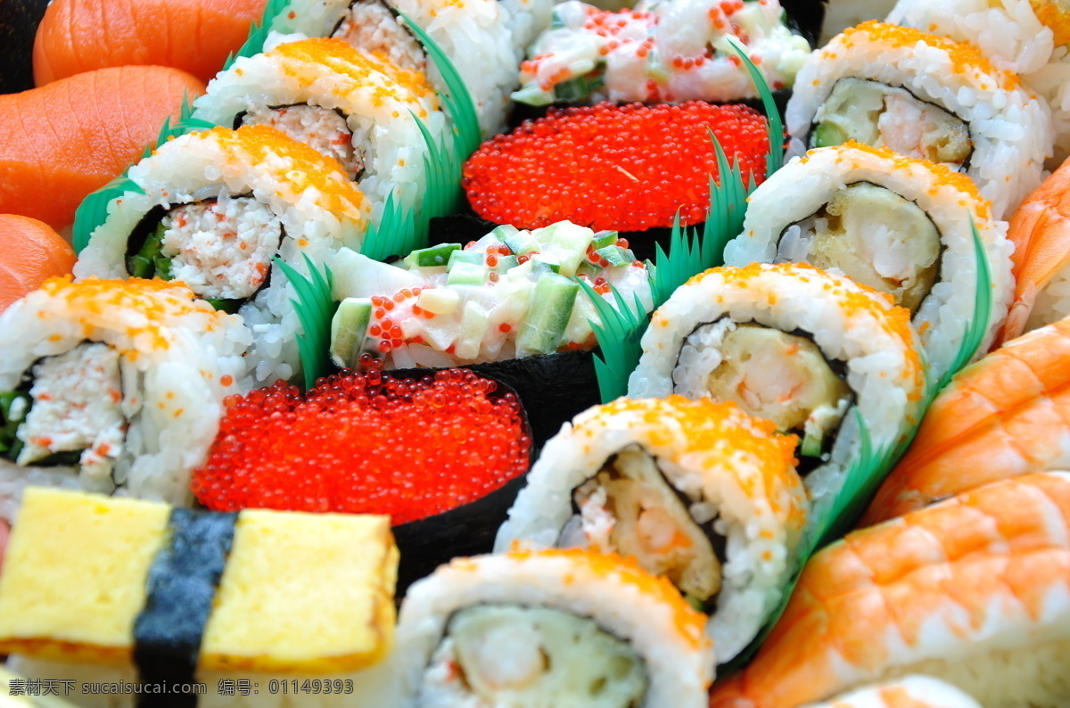 多种 日本 寿司 食物 日本料理 外国美食 餐饮美食