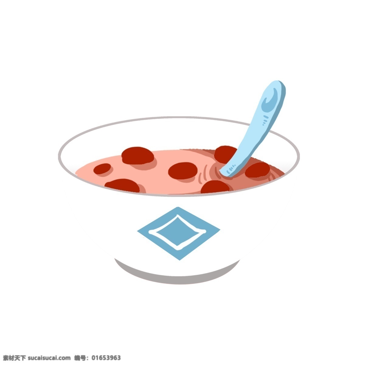 手绘 腊八节 大碗 腊八粥 插画 手绘腊八节 传统 美食 美味腊八粥 大碗腊八粥 香甜的腊八粥 卡通腊八粥