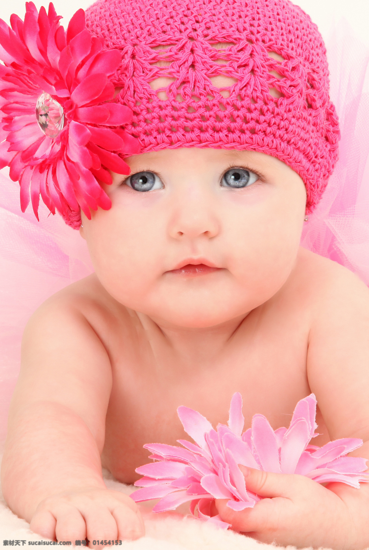 可爱 宝宝 baby 孩子 小孩 健康宝宝 帽子 花朵 儿童幼儿 宝宝图片 人物图片