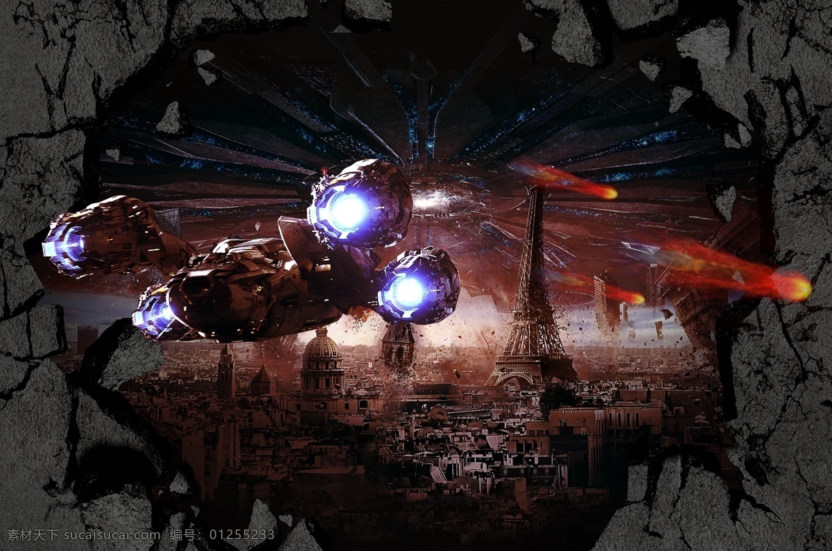 3d游戏画 3d 游戏 战斗 飞机 战机 战争 世界末日 科幻 3d游戏 3d设计 分层