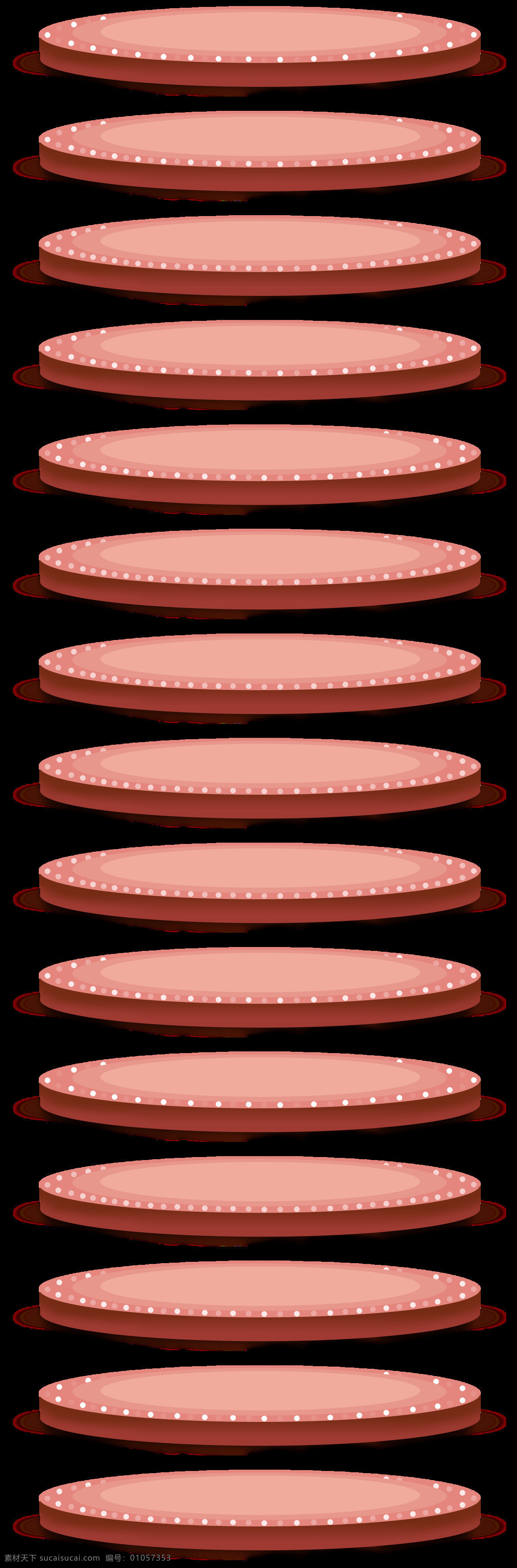 粉色 叠 摞 圆 垫 元素 叠摞 垫子 瑜伽垫