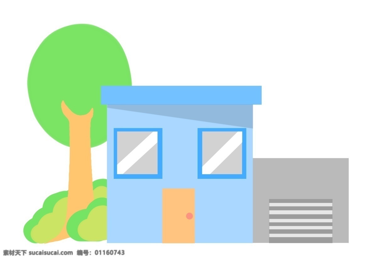 蓝色 房屋 装饰 插画 蓝色的房屋 漂亮的房屋 创意房屋 立体房屋 精美房屋 房屋建筑 房屋住房