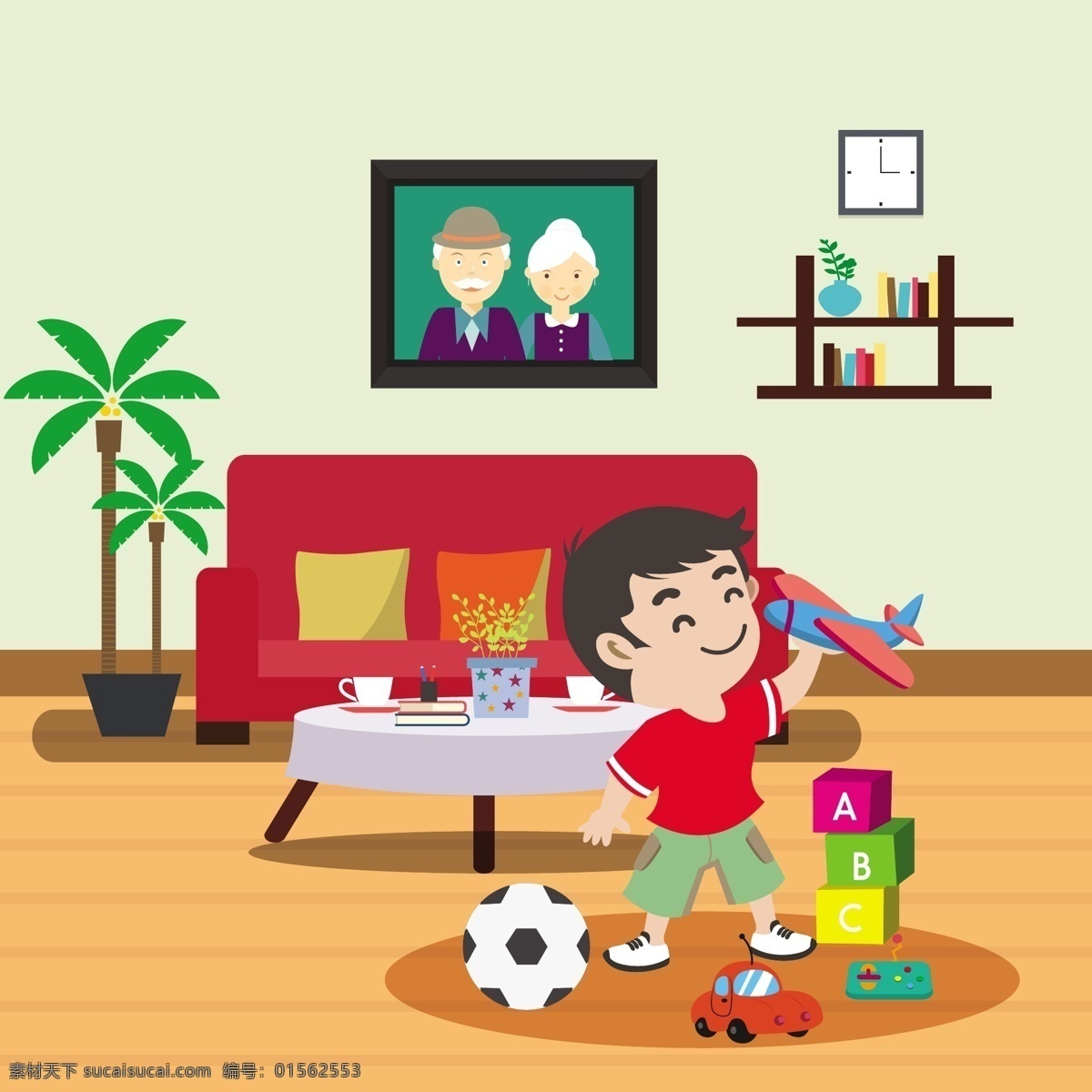 可爱 孩子 玩具 背景 图 广告背景 广告 背景素材 素材免费下载 飞机 桌子 沙发 足球