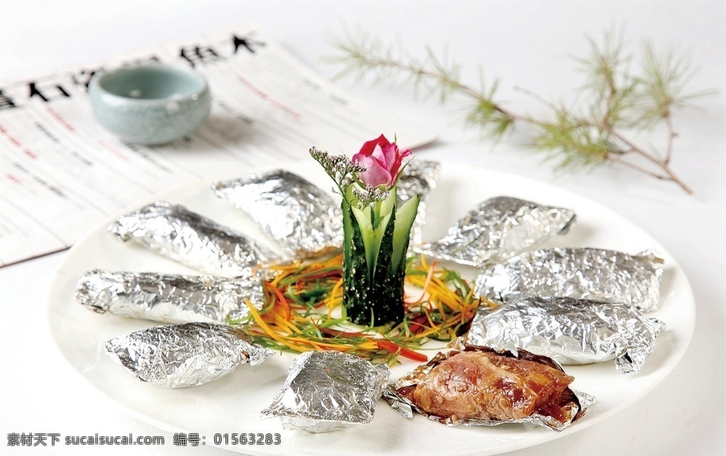 岭南纸包骨 美食 传统美食 餐饮美食 高清菜谱用图