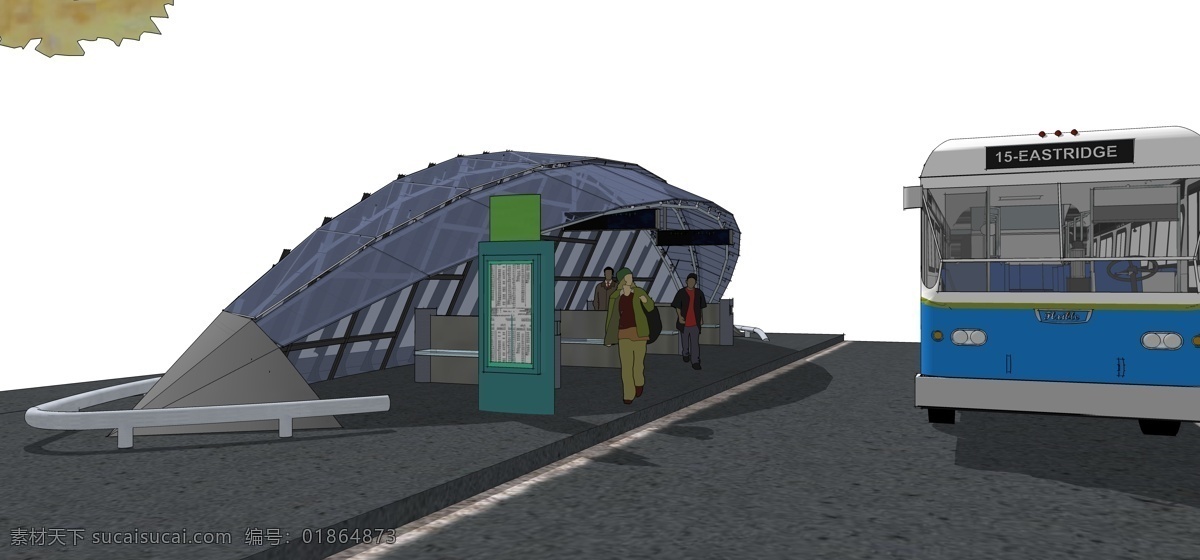 公交 汽车站 公交车 环境设计 交通 景观设计 马路 公交汽车站 公交站 装饰素材