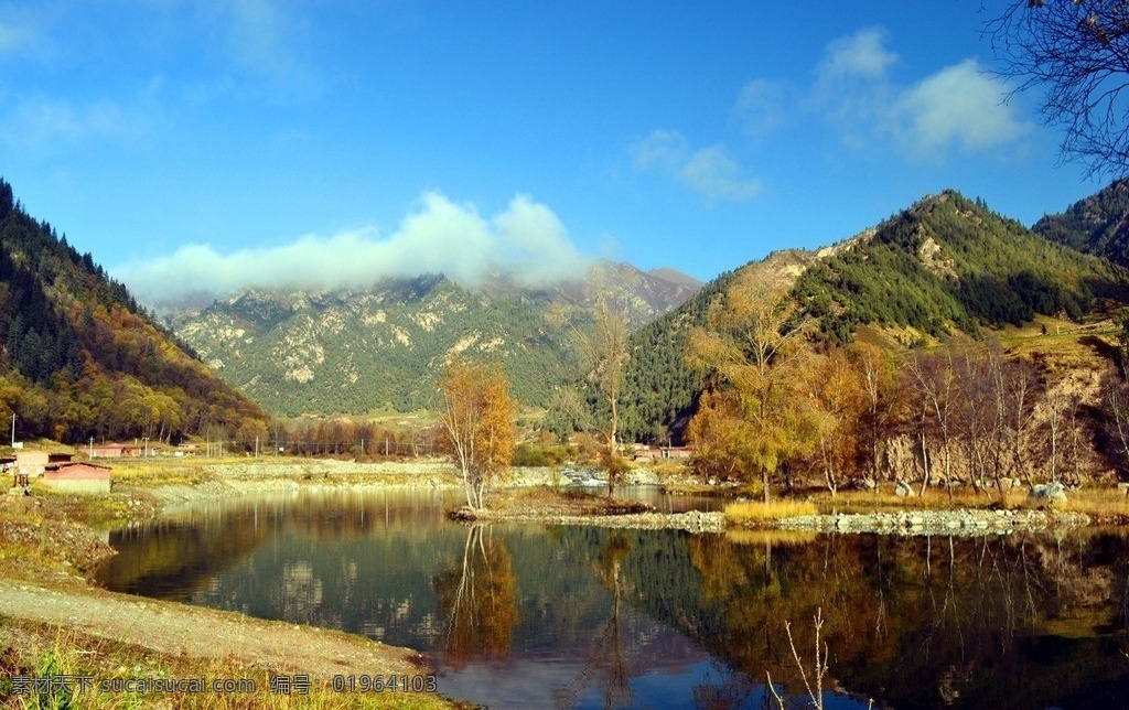 互助北山 黄昏 户外 风光 风景名胜 自然景观