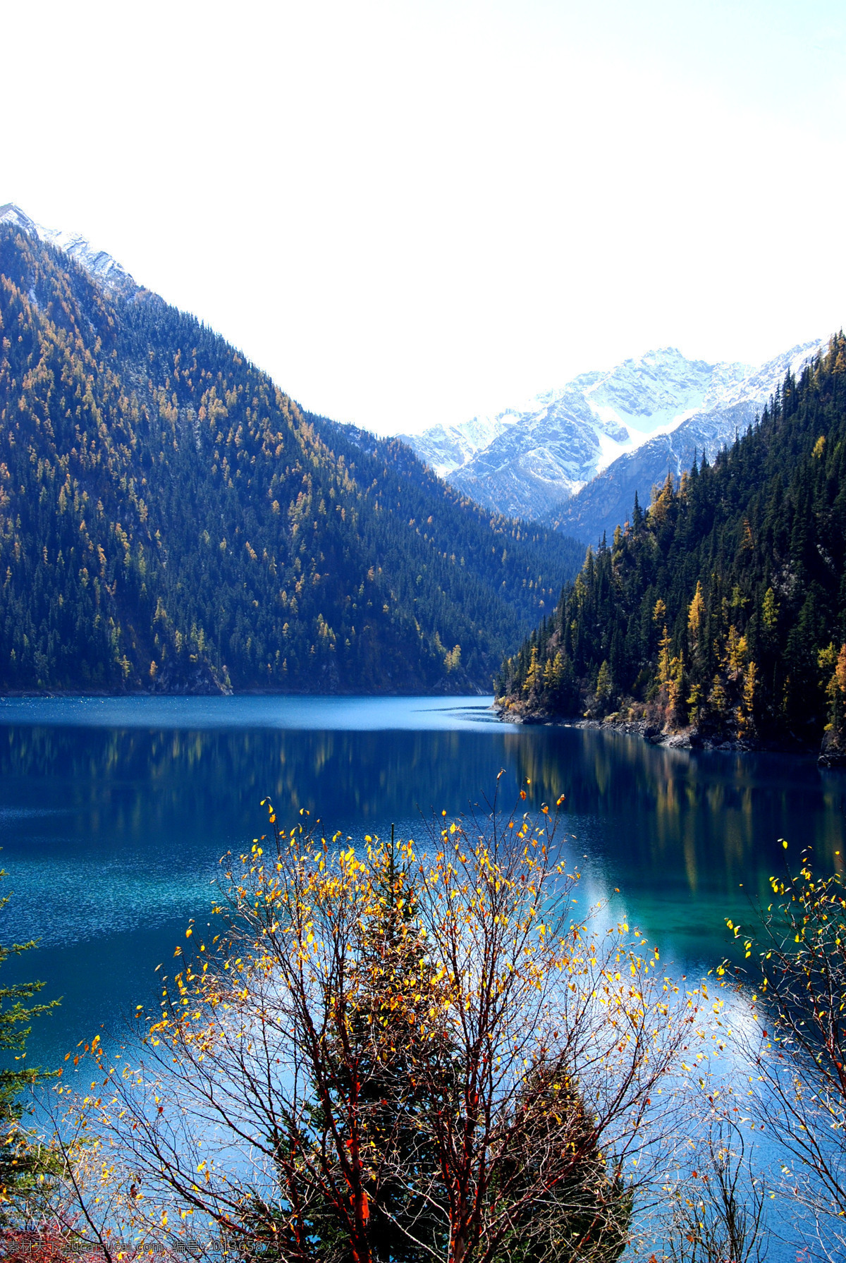 长海秋水 旅游摄影 自然风景 九寨沟 长海 秋水 湖水 山 山水 九寨秋水