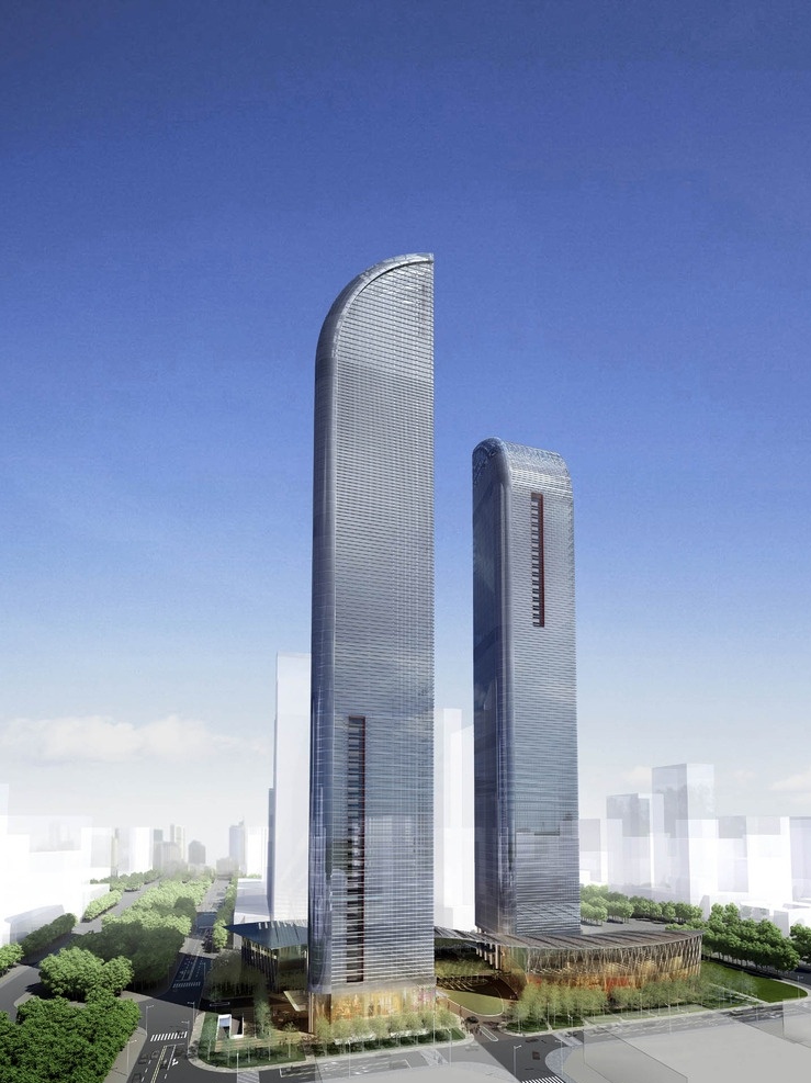 银川 绿地中心 超高建筑 综合体 商业 环境设计 建筑设计
