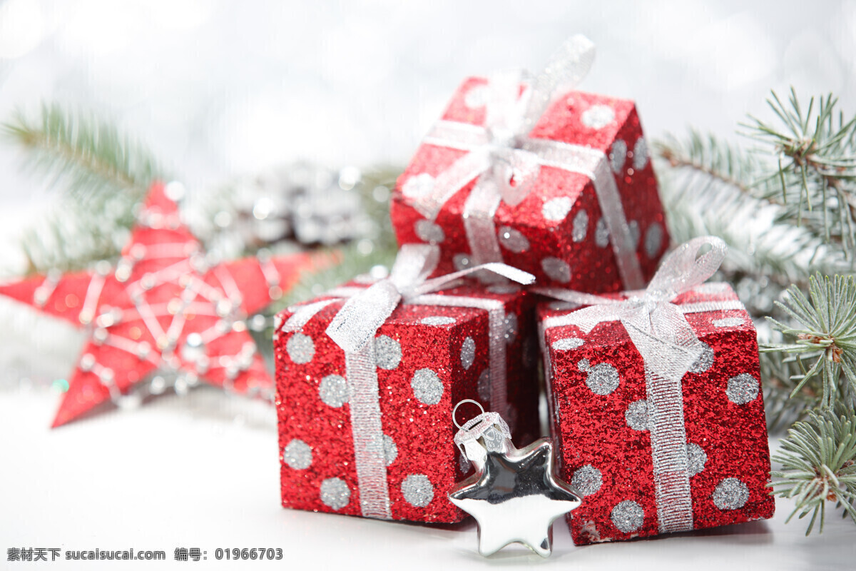 红色 波 点 礼物 盒 松枝 波点 礼物盒 圣诞节 节日素材 圣诞素材 节日庆典 生活百科