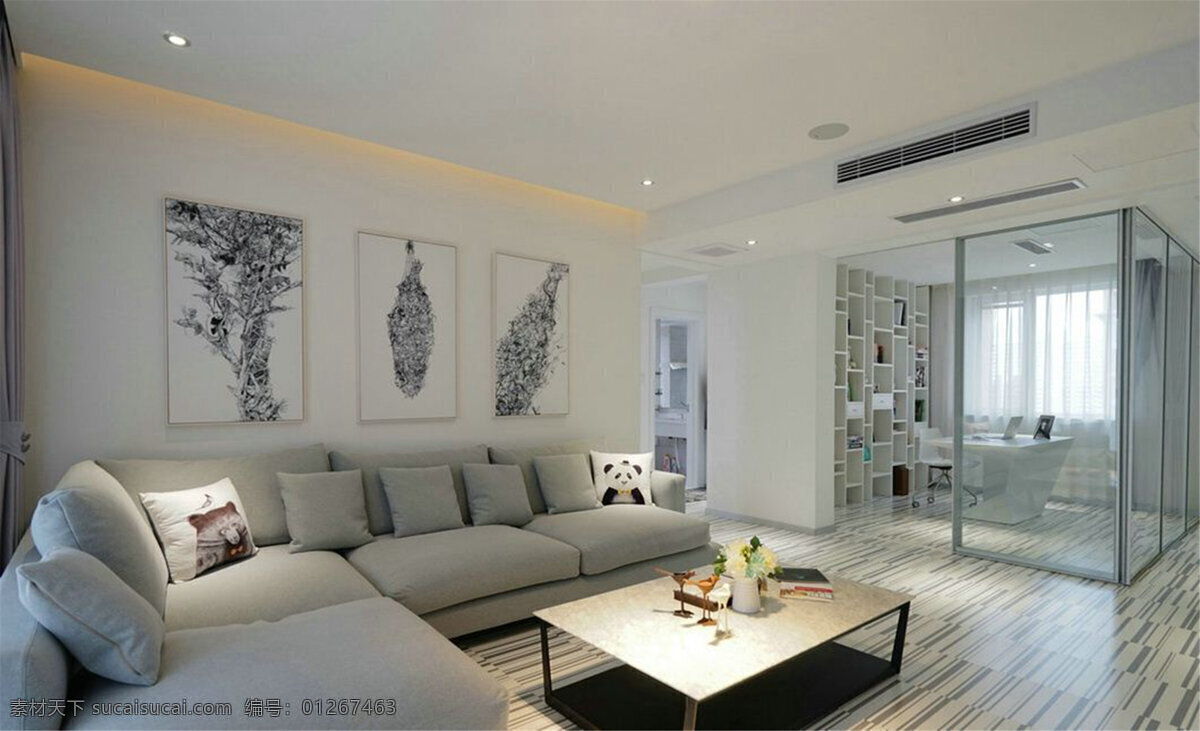 银白色 沙发 客厅 装修 效果图 家居 家具 家具设计 空间设计 室内设计 室内装修 装修设计 风格 环境设计 茶几