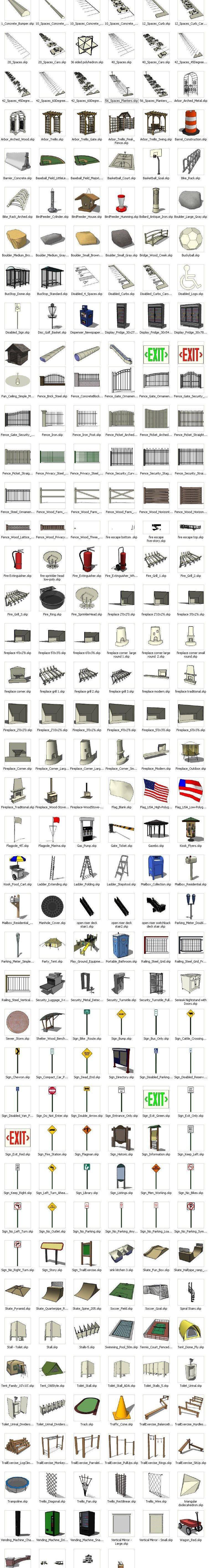 草图 大师 模型 户外用品 草图大师 sketchup 景观规划 园林 建筑装饰 设计素材 3d模型素材 室内场景模型