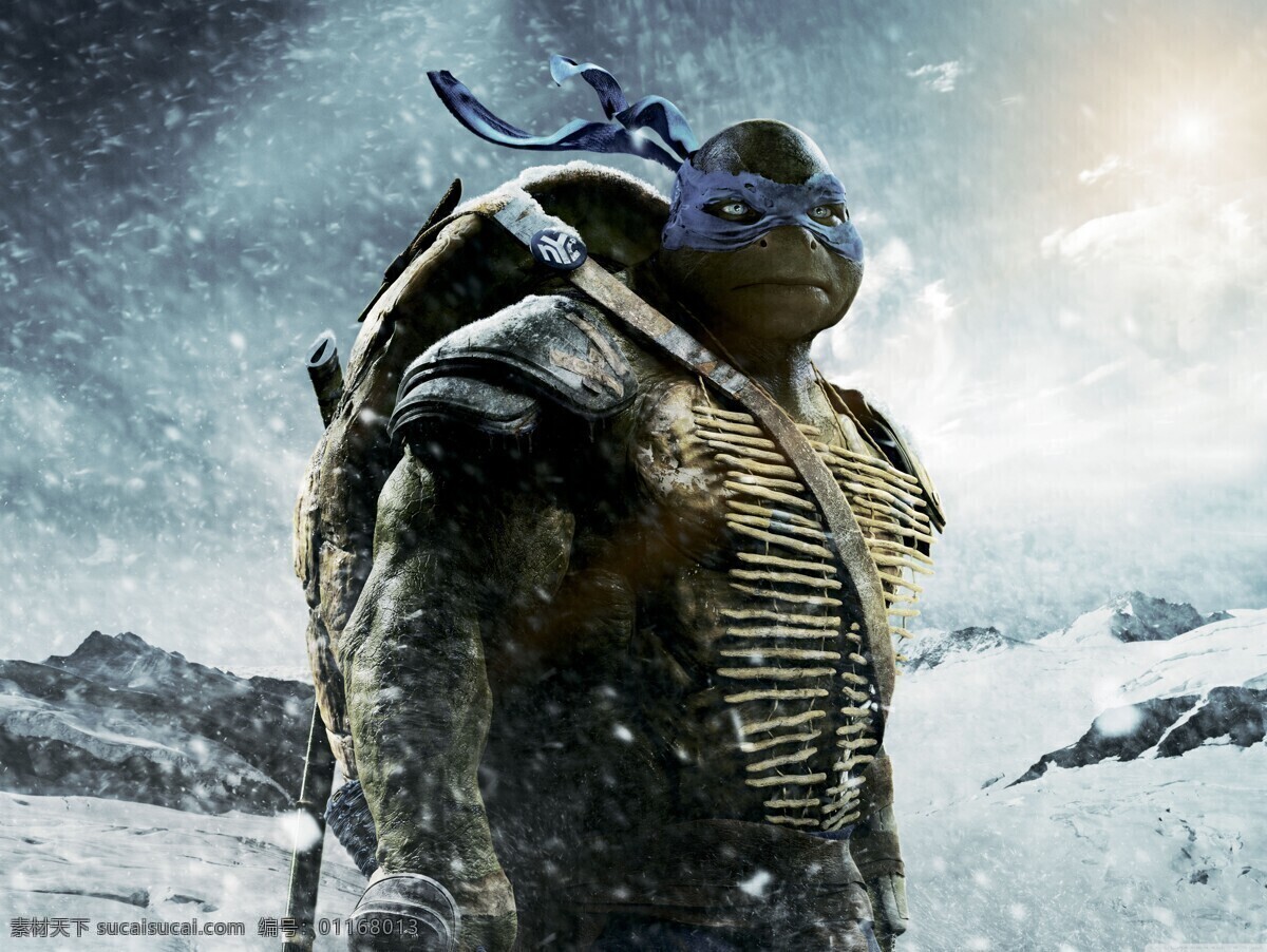 忍者神龟 变种时代 角色版 动画电影 电影 电影海报 海报