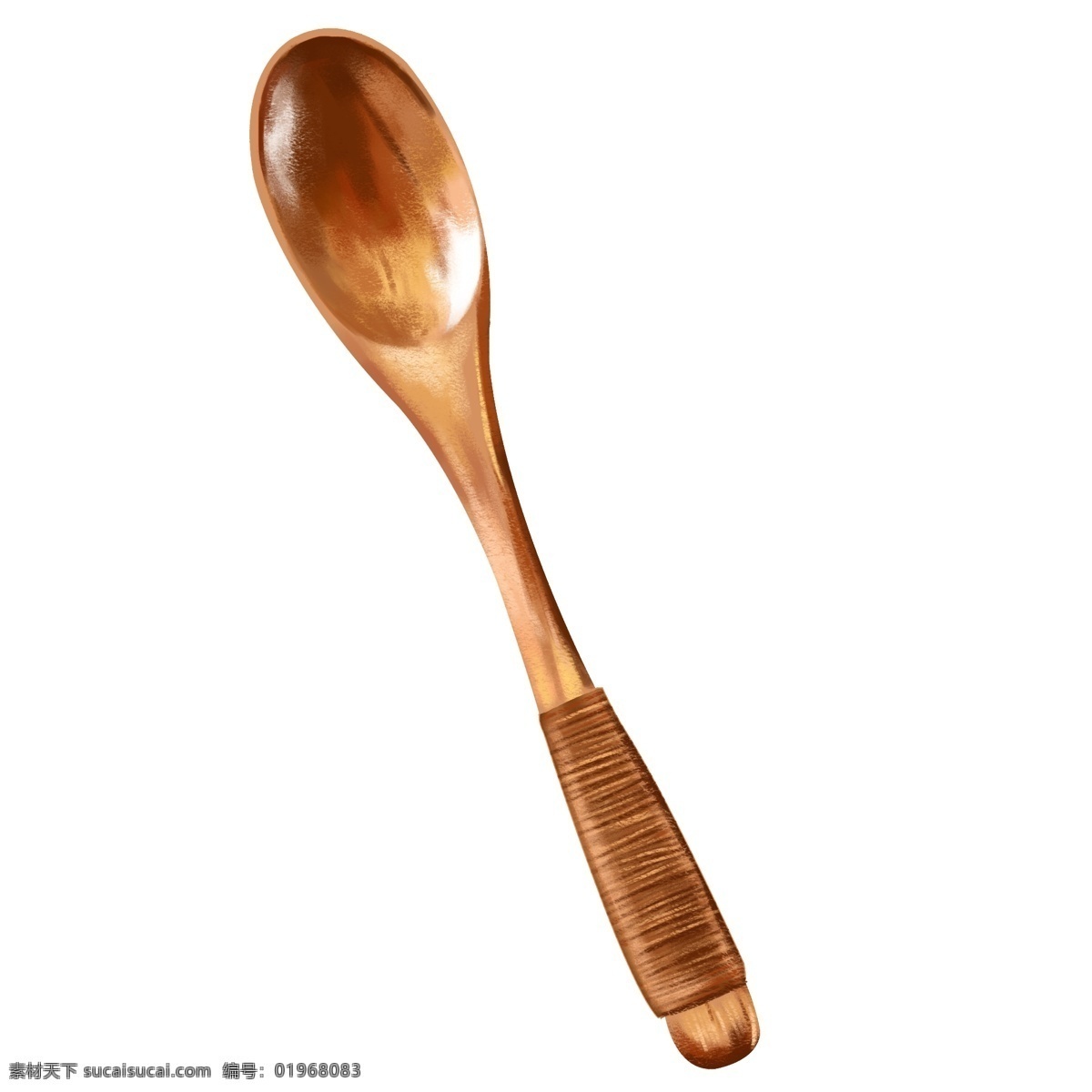 木质 儿童 汤勺 插图 木质勺子 产品 仿真 光滑 勺子 半圆 发光 实物 餐具