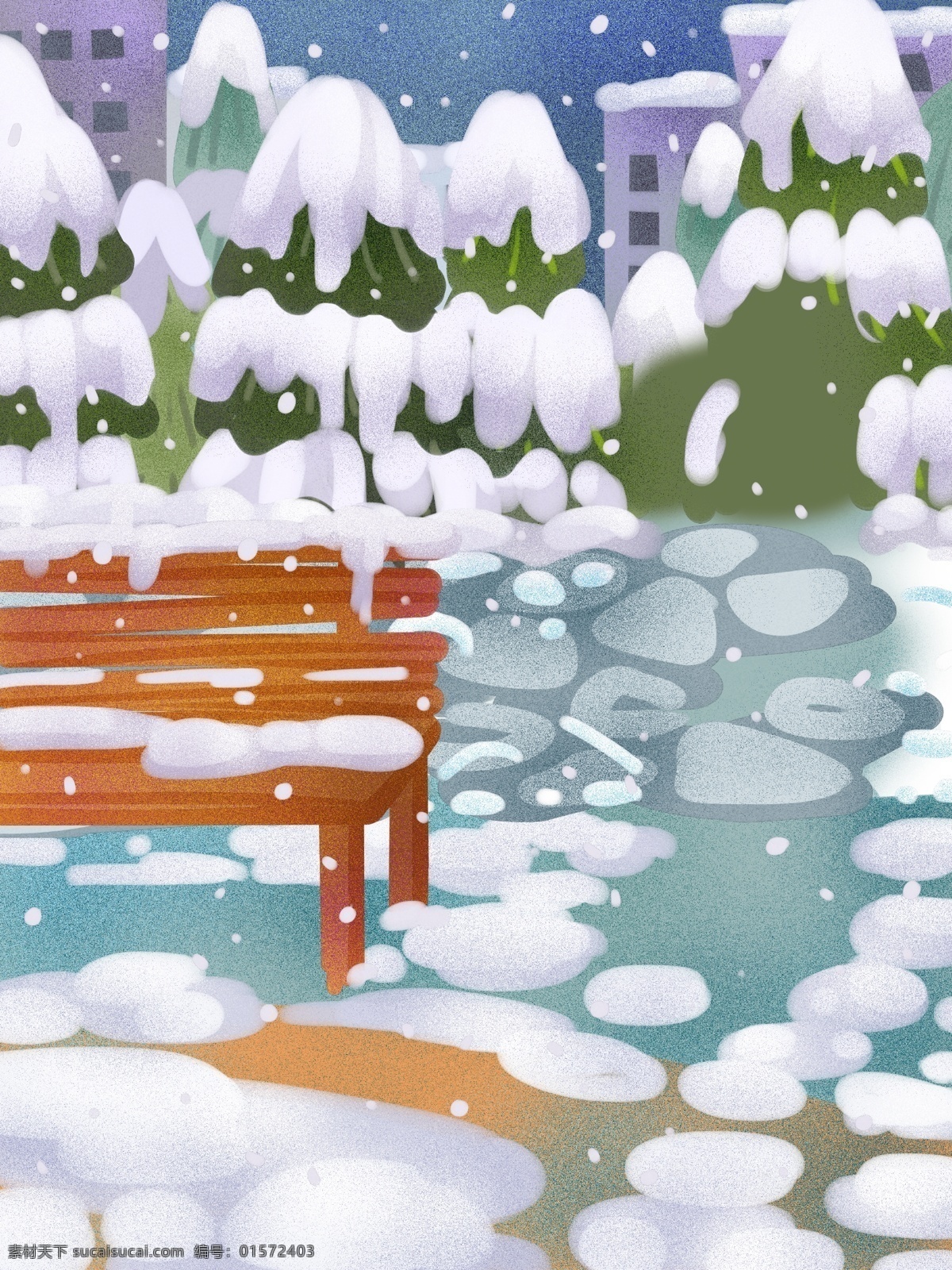 唯美 大雪 节气 雪景 背景 大雪背景 下雪 冬季素材 背景设计
