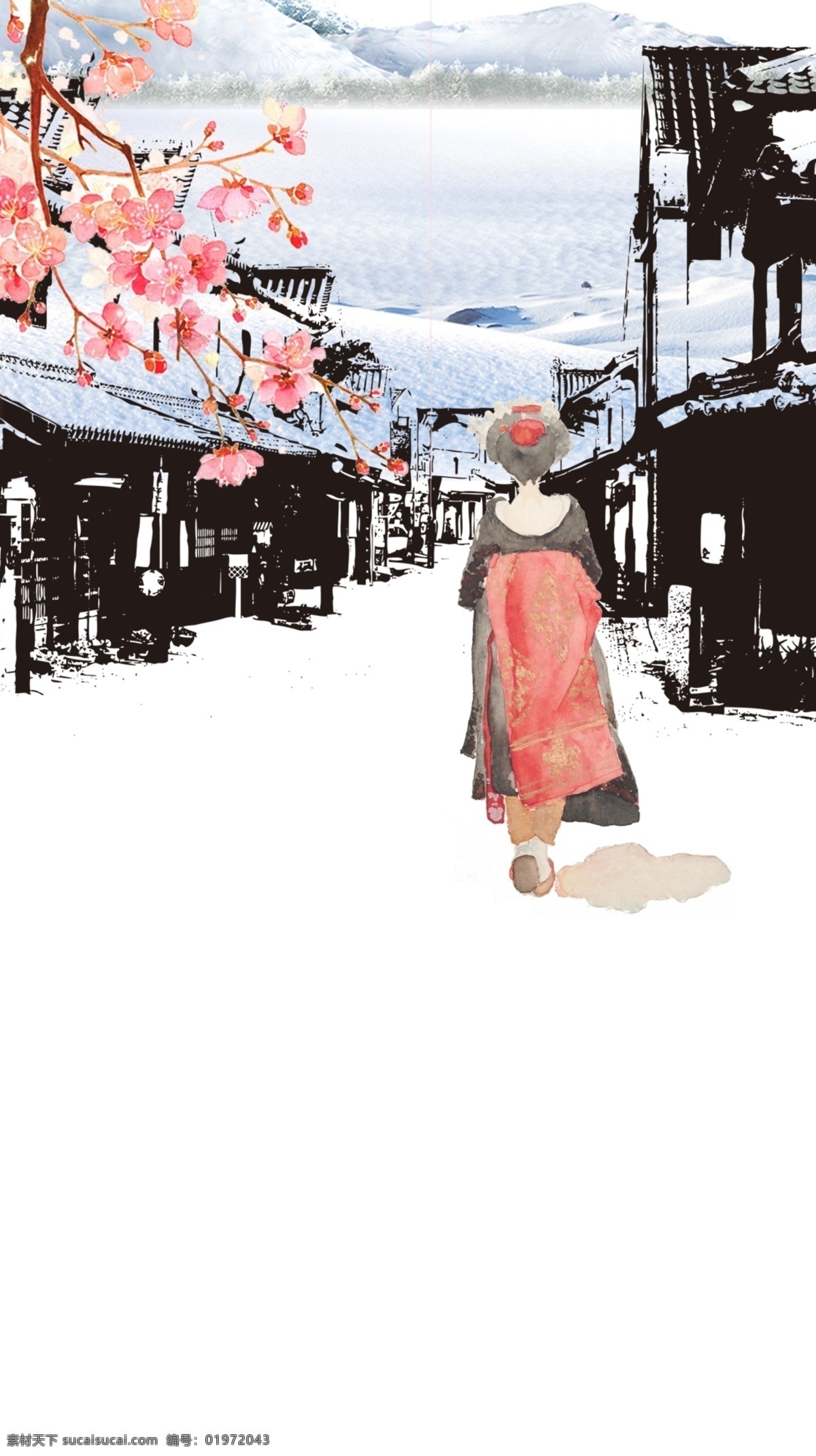 冬季 日本旅游 海报 背景 日本背景 日本旅游背景 日本旅游攻略 日本旅游景点 日本旅游路线