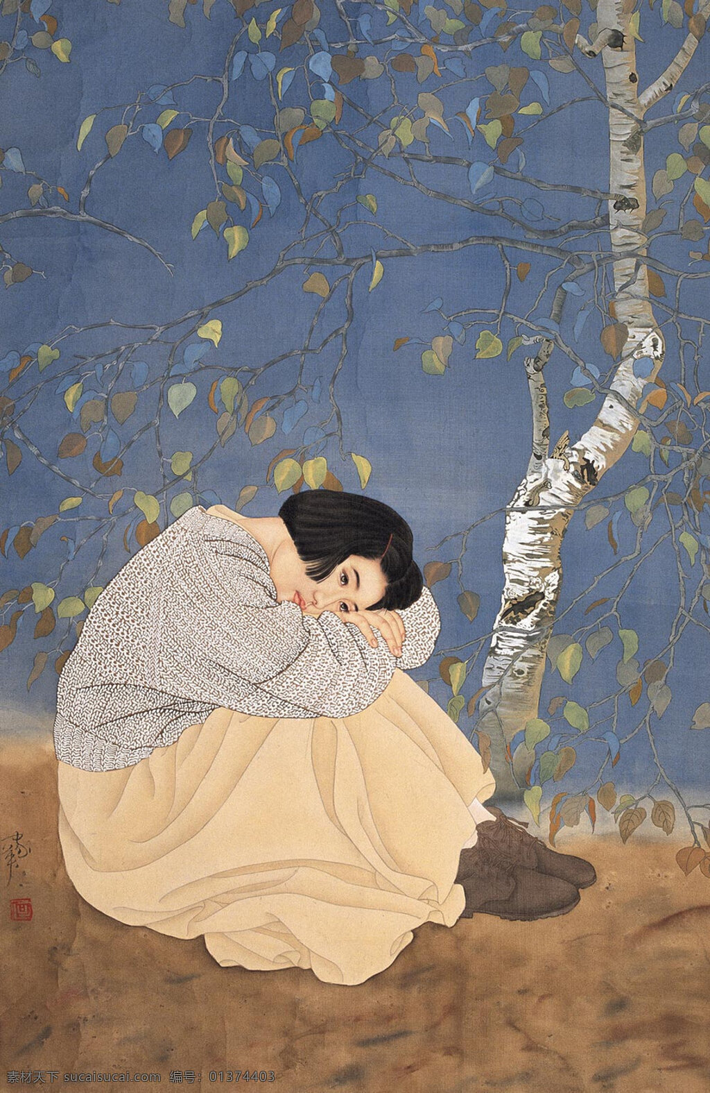 家 英 作品 当代艺术 工笔画 画家 何家英作品 文化艺术