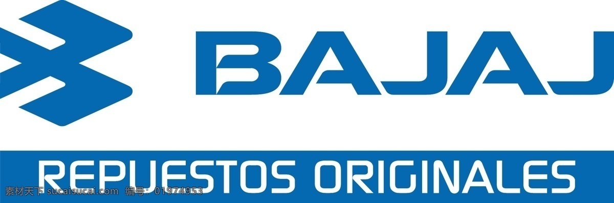 bajaj 标志 该标志的自由 白色