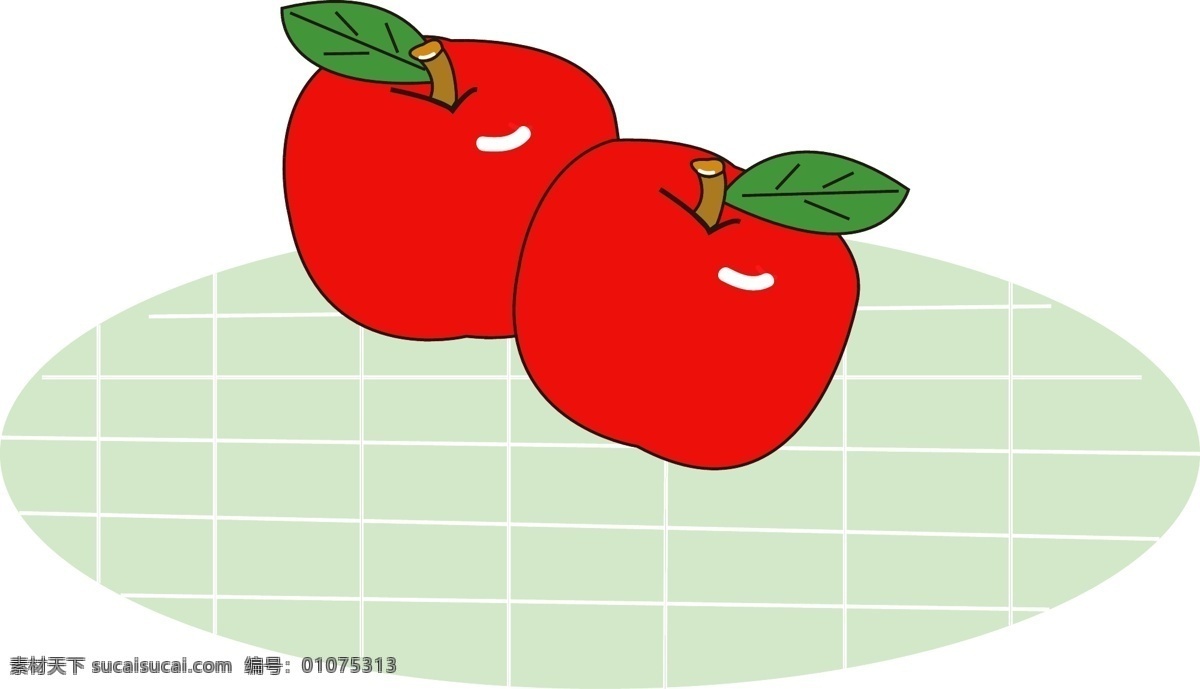 简约 矢量 苹果 商用 红色 水果