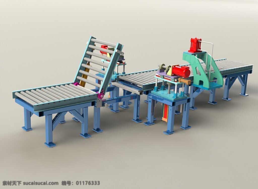 带式 输送机 solidworks 黑色