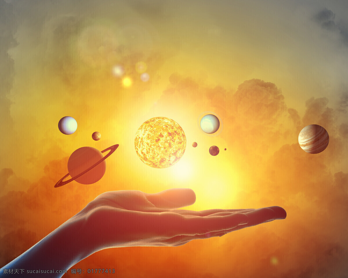 唯美 炫酷 手 宇宙 星球 星系 太空 3d 科幻 天文 手中的宇宙 世界 手中的世界 太阳系 3d设计